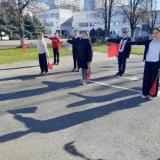 Отработка семафорной азбуки